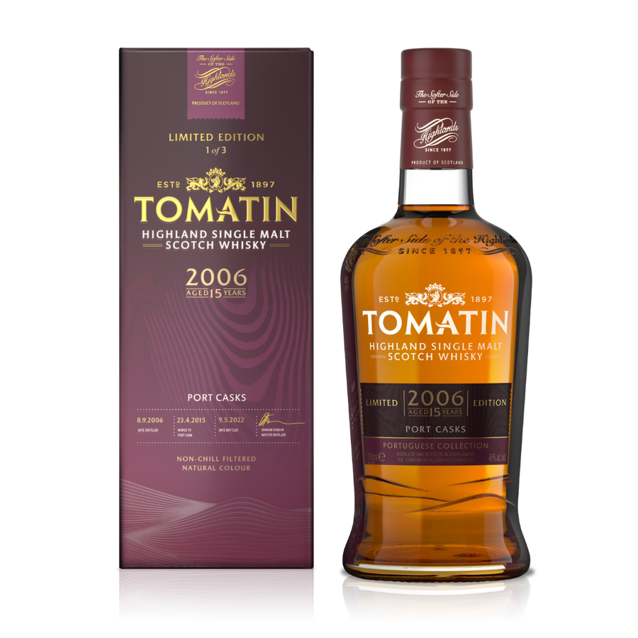 Tomatin 15 Year Old Port Cask Limited Edition